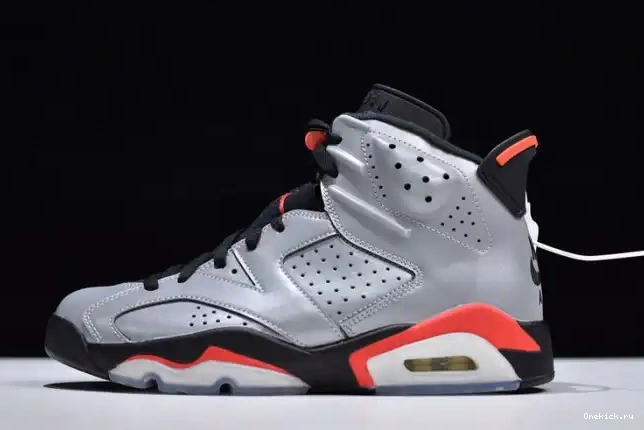One Kick Reflective 6 CI4072-001 Jordan Air Infrared 3M JSP 0624